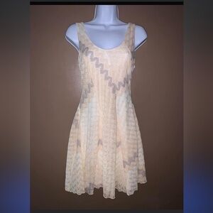 Free People Anthropologie knit lace dress size small S excellent condition